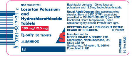 Bottle Label - 100 mg/12.5 mg