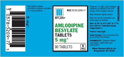 Amlodipine Besylate Tablets 5mg Bottles