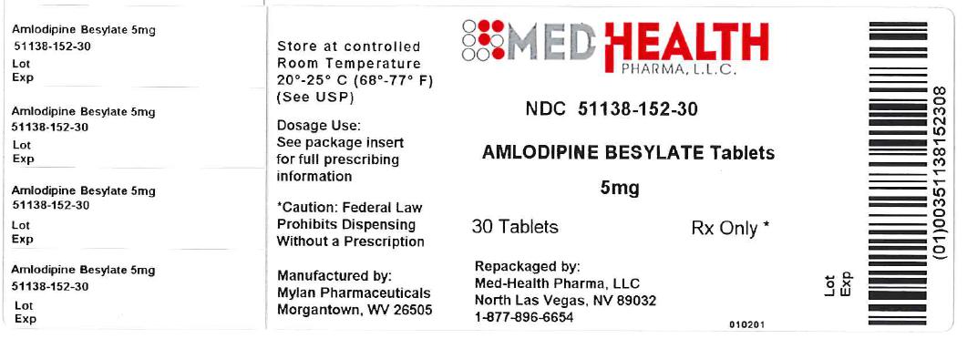 Amlodipine Besylate Tablets 5mg Bottles