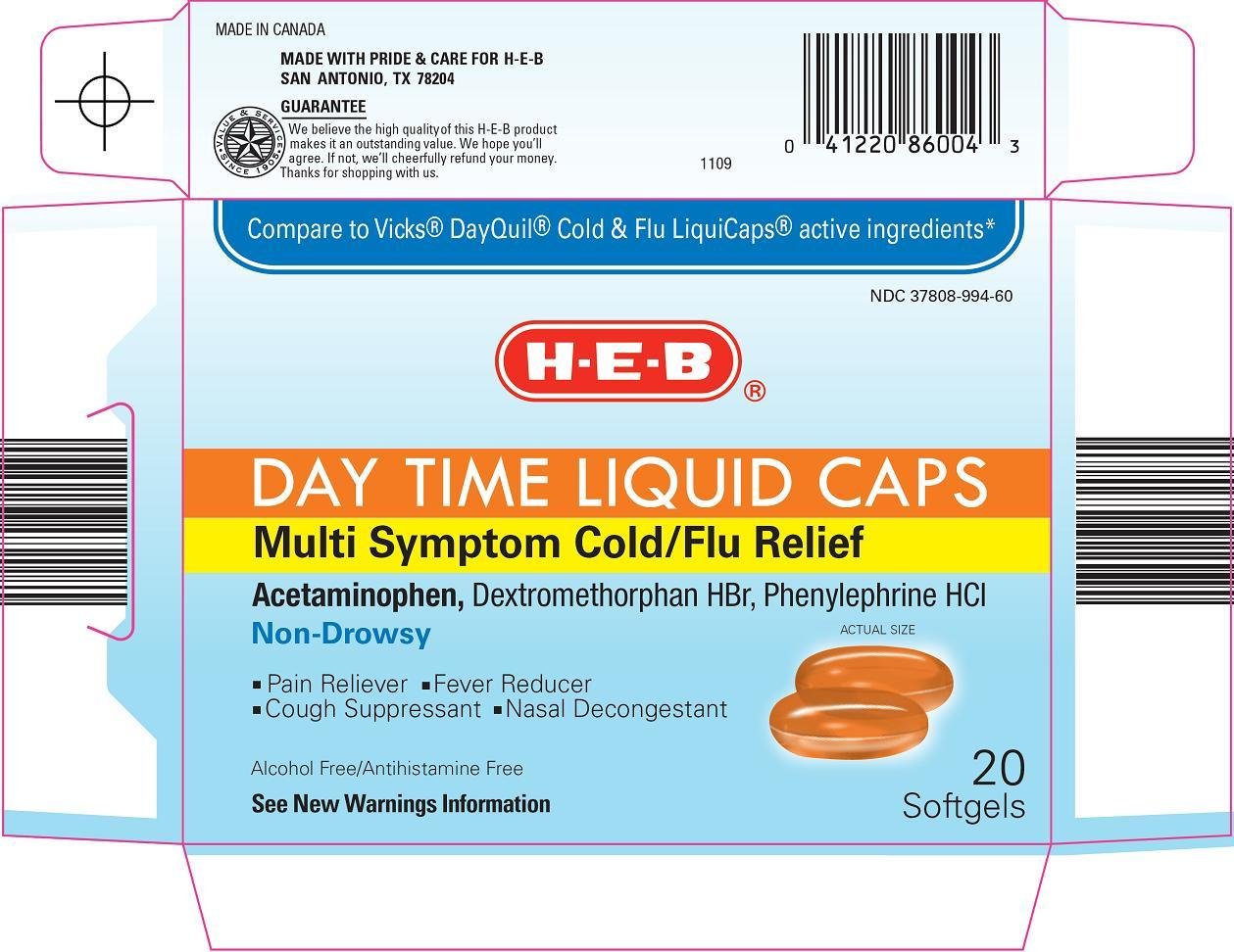 Day Time Liquid Caps Carton Image 1