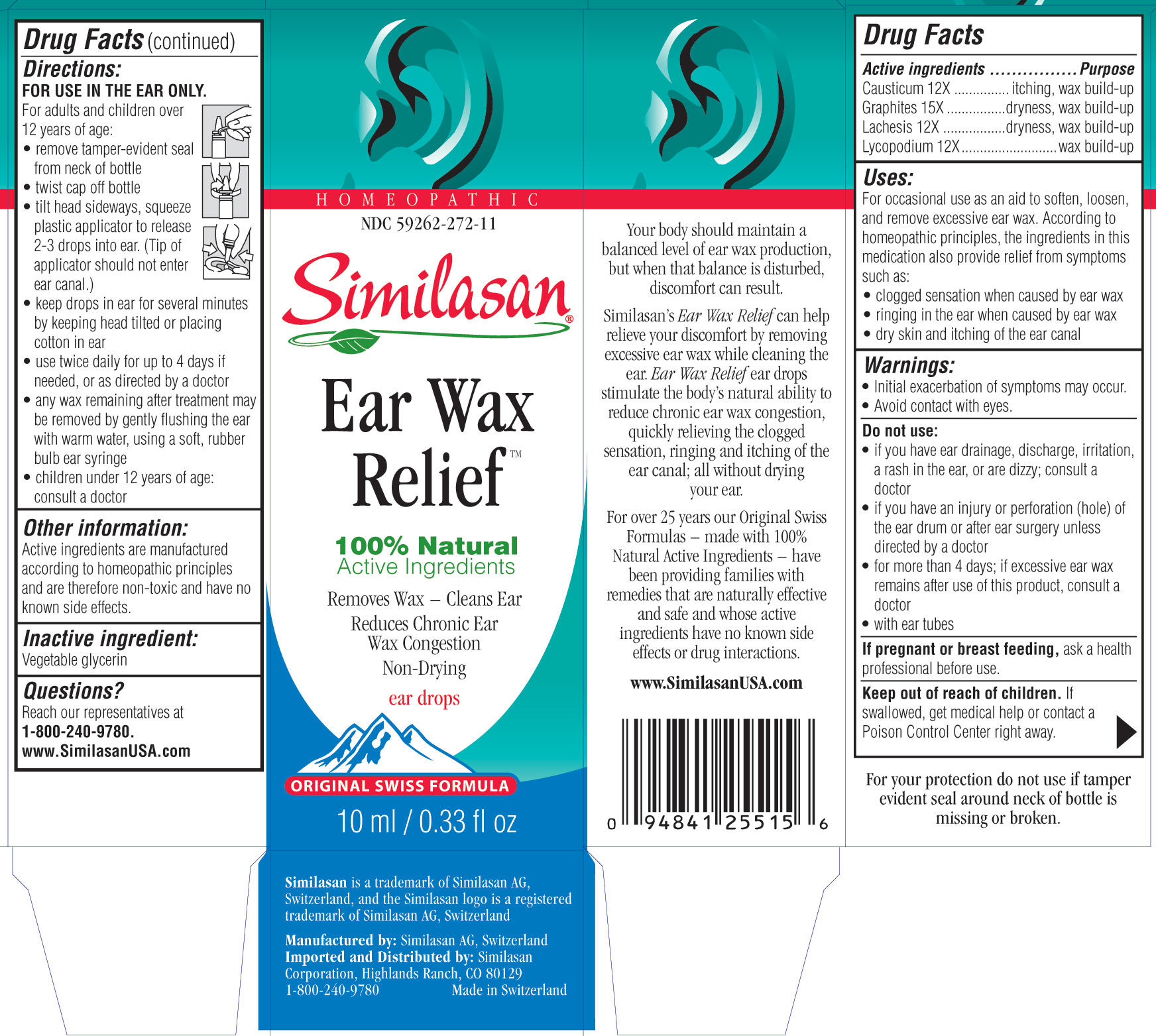 Ear Wax Relief box