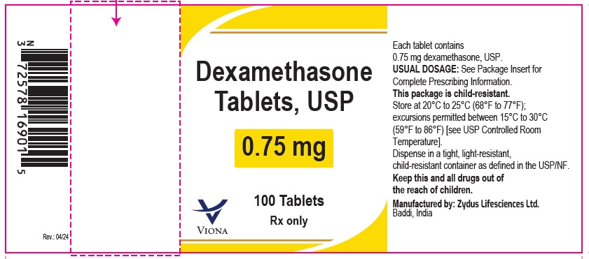 Dexamethasone tablets 0.75 mg