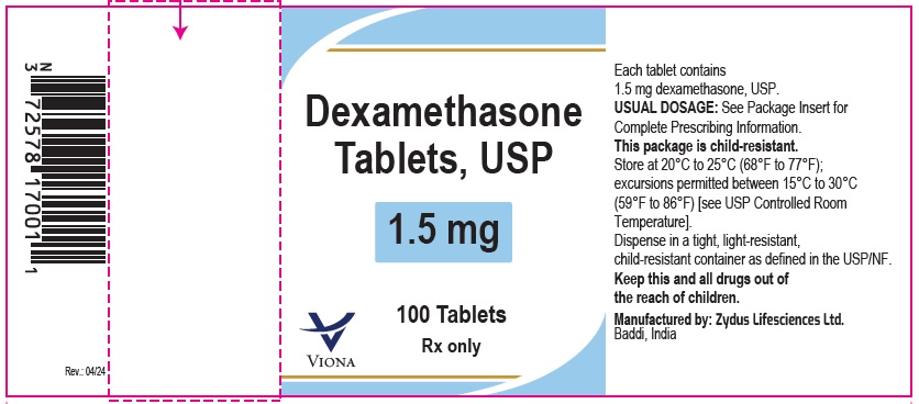 Dexamethasone tablets 1.5 mg