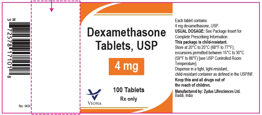 Dexamethasone tablets 4 mg