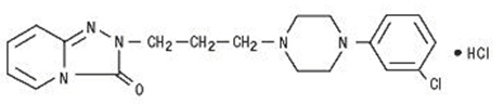 Trazodone Hydrochloride Structural Formula