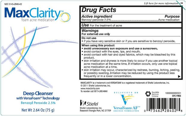 MaxClarity Deep Cleanser label