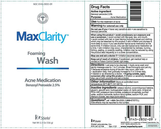 MaxClarity Foaming Wash Label