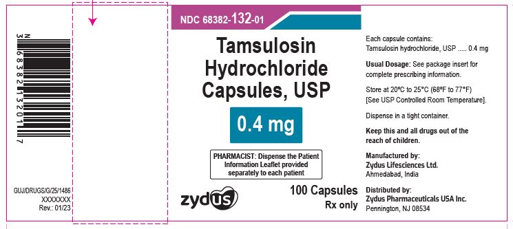 tamsulosin hcl capsules, 0.4 mg