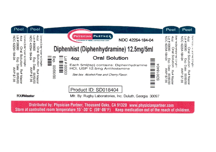 Diphenhist (Diphenhydramine) 12.5mg/5ml