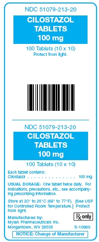 Cilostazole Tablets 100 mg