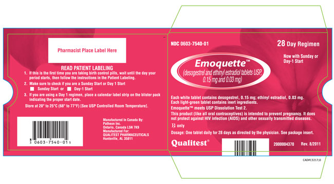 This is an image of the sleeve for Emoquette.