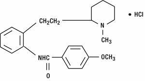 encainide hydrochloride chemical structure