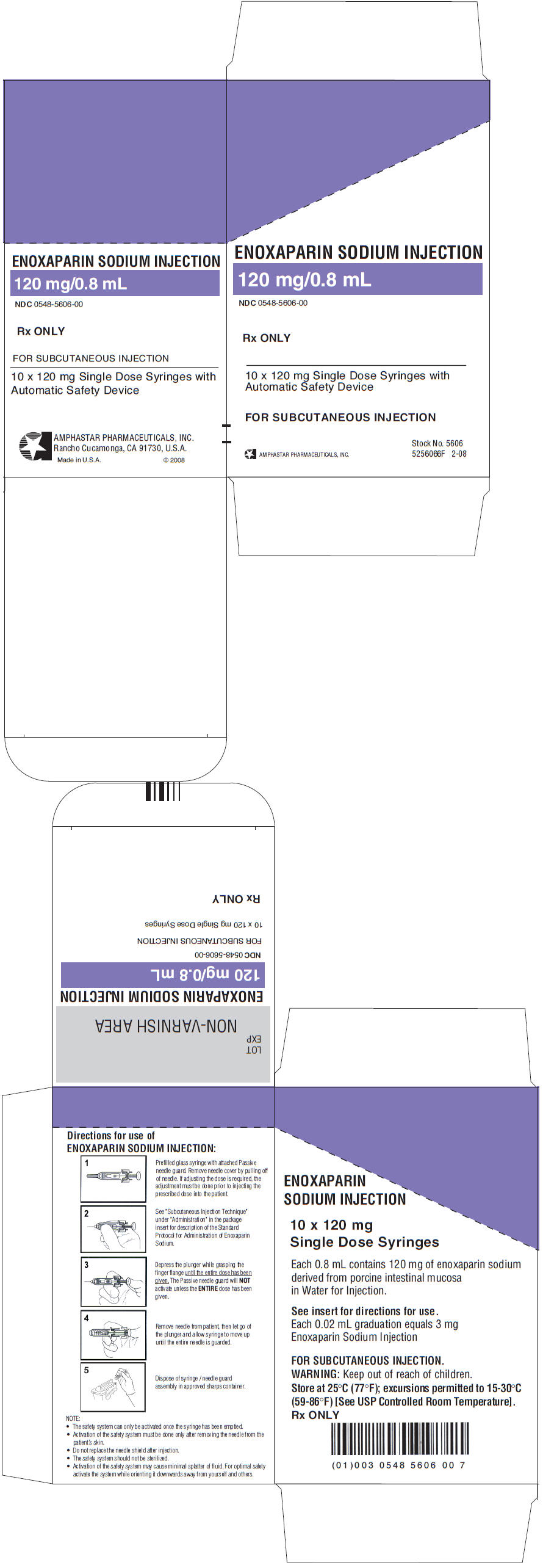 PRINCIPAL DISPLAY PANEL - 10 x 120 mg Syringe Carton