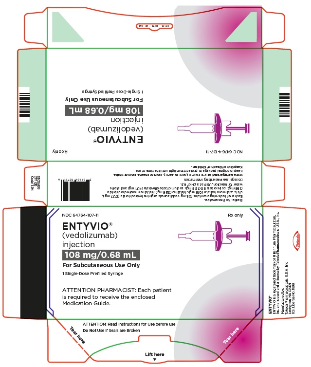PRINCIPAL DISPLAY PANEL - 108 mg/0.68 mL Syringe Tray Carton