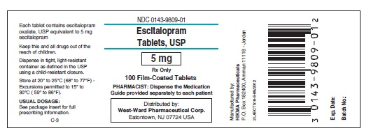 5 mg Escitalopram Tabs 100s