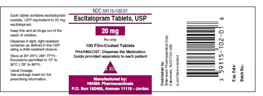 20 mg 100 tabs esc