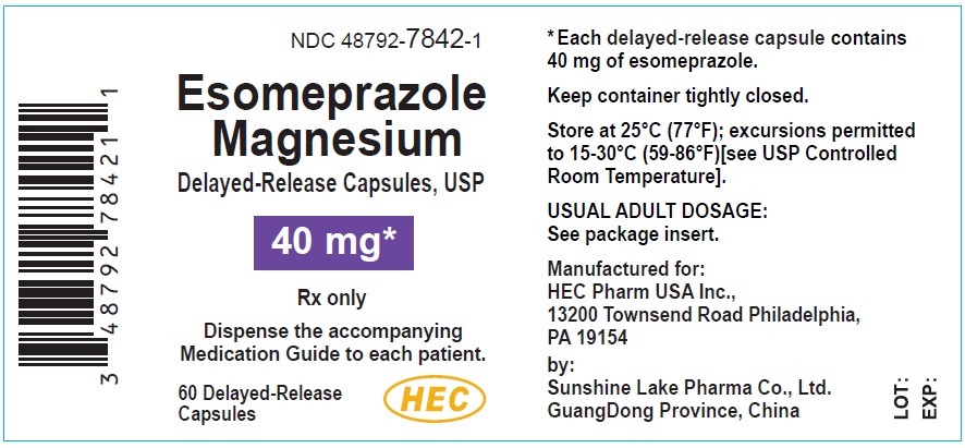 esomeprazole magnesium 40 mg - 60 Delayed-Release Capsules