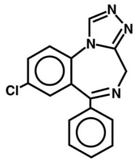 Chemical Structure-estazolam