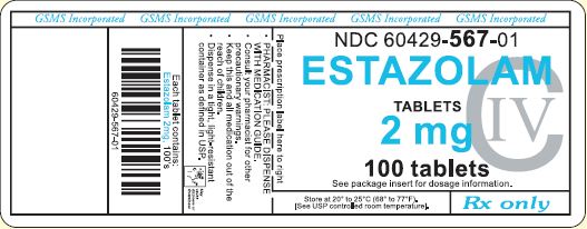 Label Graphic-Estazolam 2mg