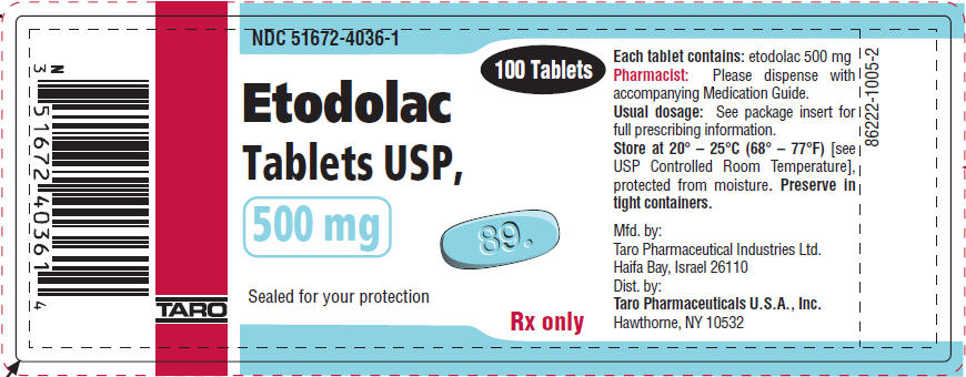Principal Display Panel - 500 mg Tablet Bottle Label