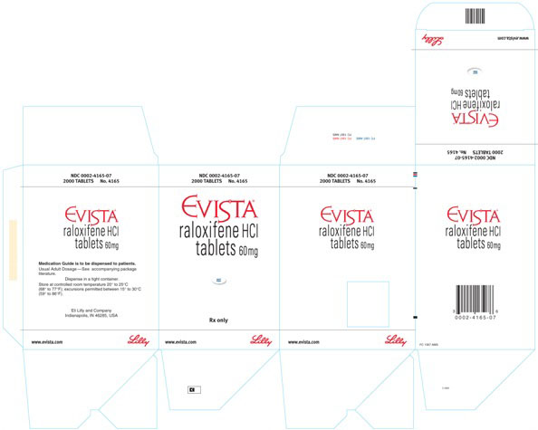 PACKAGE LABEL - EVISTA 60 mg bottle of 2000
