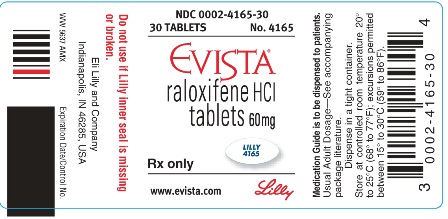 PACKAGE LABEL - EVISTA 60 mg bottle of 30
