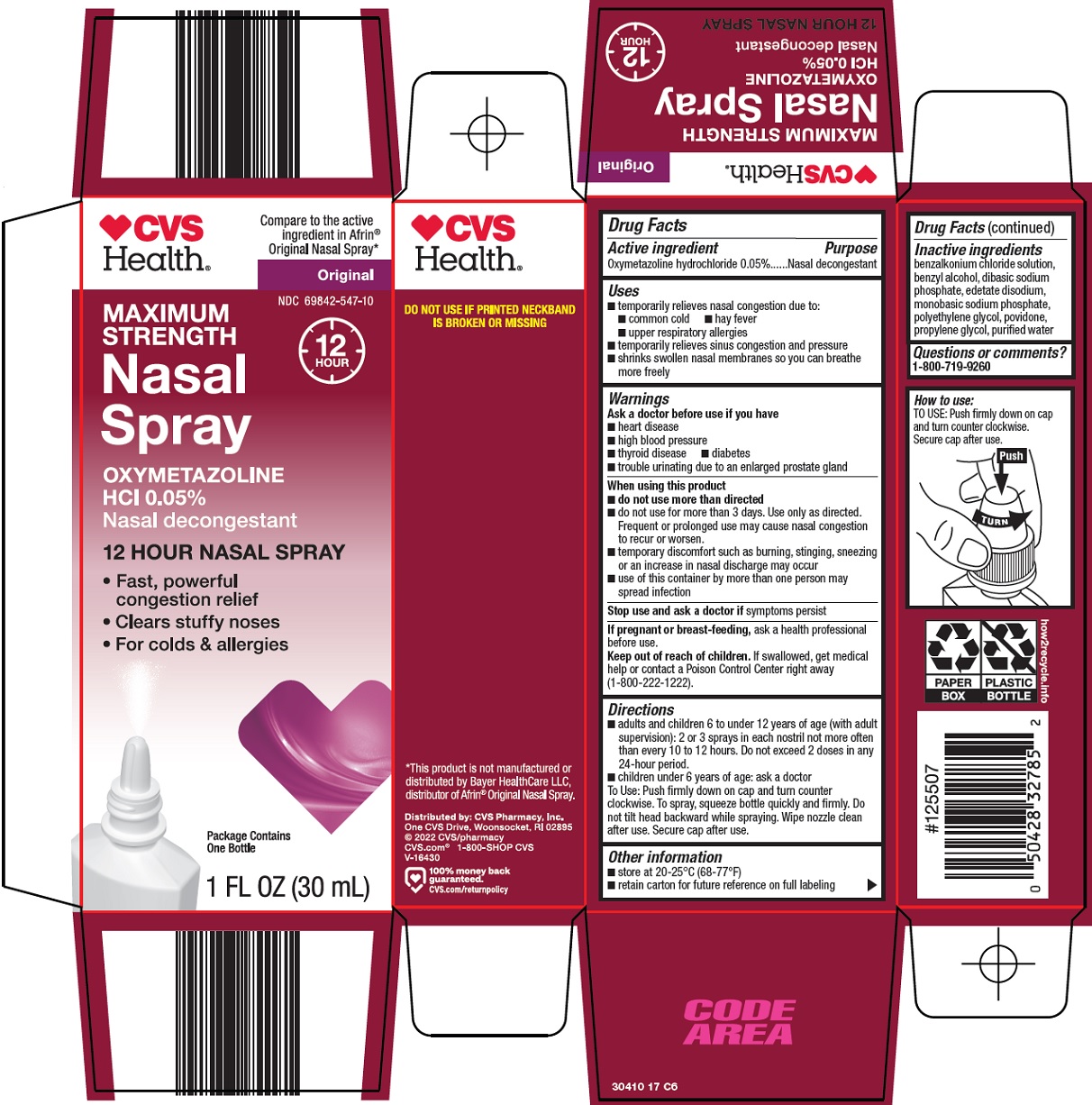 Nasal Spray Carton