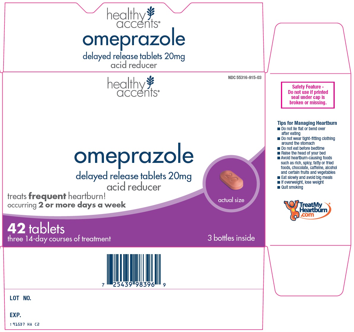 Healthy Accents Omeprazole Image 1