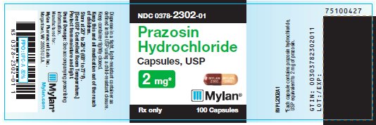 Prazosin HCl Capsules, USP 2 mg