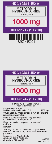 Metformin HCl 1000mg Label