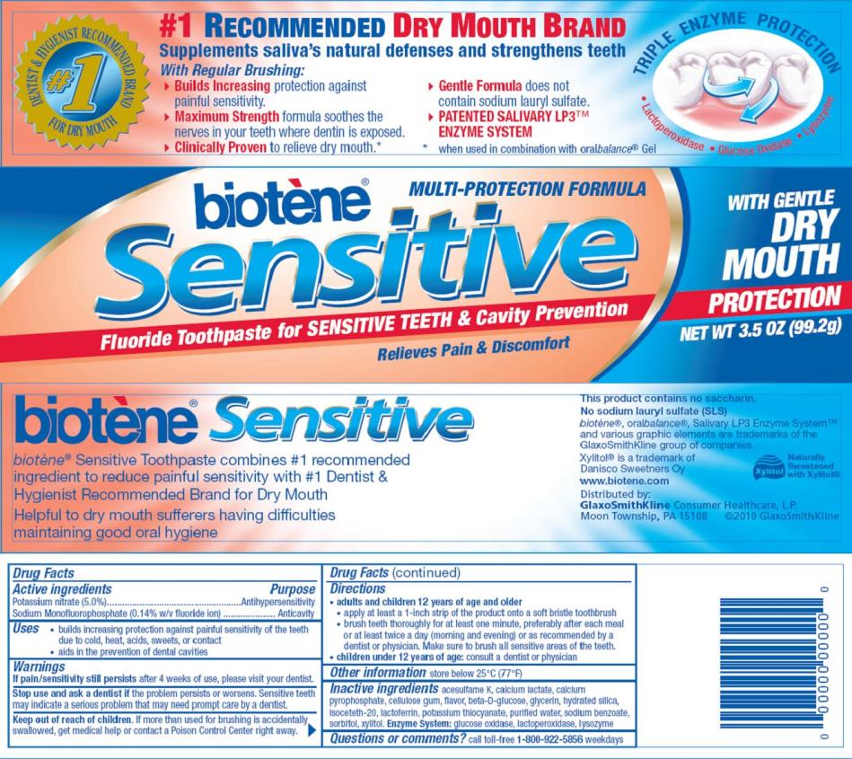 Biotene Sensitive carton