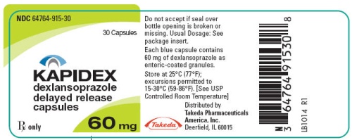 PRINCIPAL DISPLAY PANEL - 60 mg 30 Capsule Bottle