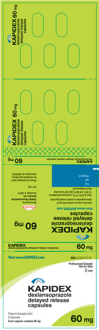 PRINCIPAL DISPLAY PANEL - 60 mg Blister Card Sample