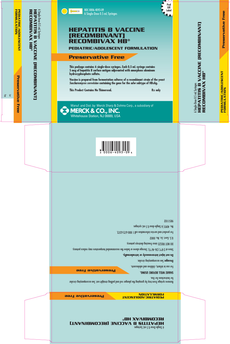 PRINCIPAL DISPLAY PANEL - Carton - 6 Single-Dose 0.5 mL Syringes