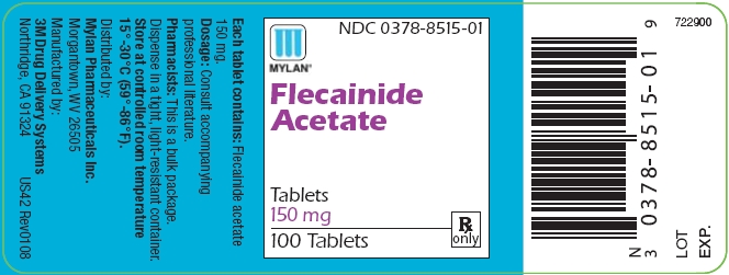 Flecainide Acetate Tablets 150 mg Bottles