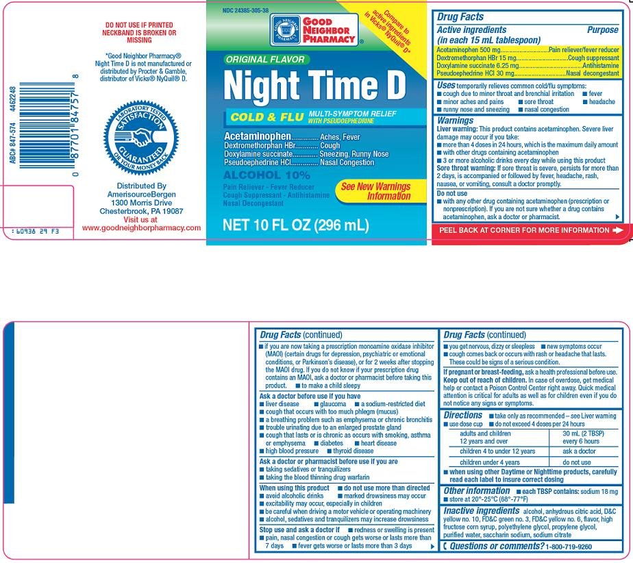 Night Time D Label