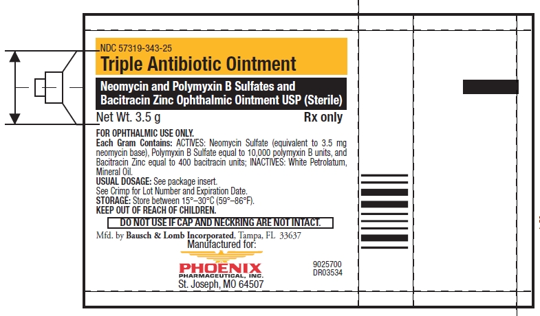 Triple Antibiotic Ointment (Preprinted tube, 3.5 gram - Phoenix)