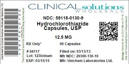 Hydrochlorothiazide 12.5mg