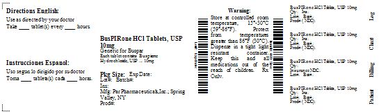 Buspirone HCl Tablets 10mg Bottles