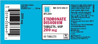Etidronate Disodium Tablets 200 mg Bottles