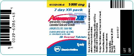 AUGMENTIN XR Extended Release Tablets Label - 1000mg