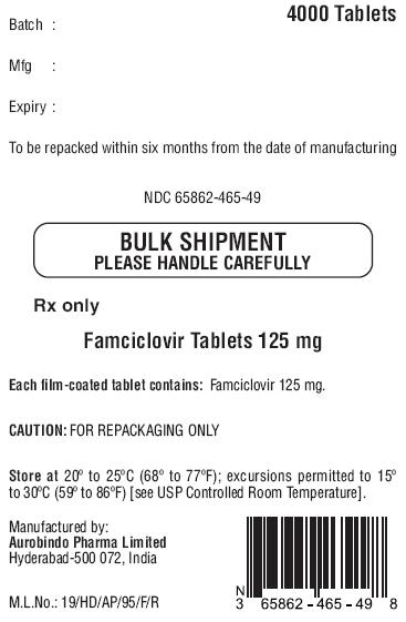 PACKAGE LABEL-PRINCIPAL DISPLAY PANEL - 125 mg Bulk Tablet Label