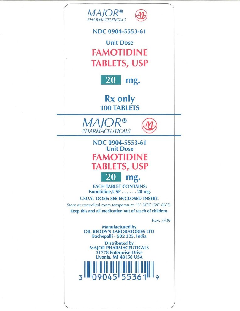 Famotidine 20 mg Tablets