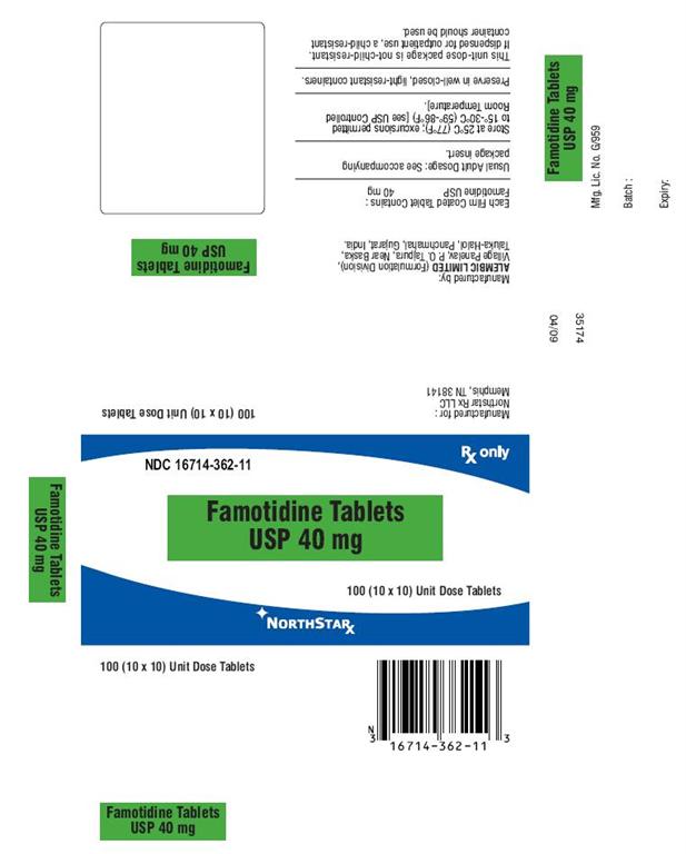 Famotidine -40 mg -100 Tablets in 1 carton