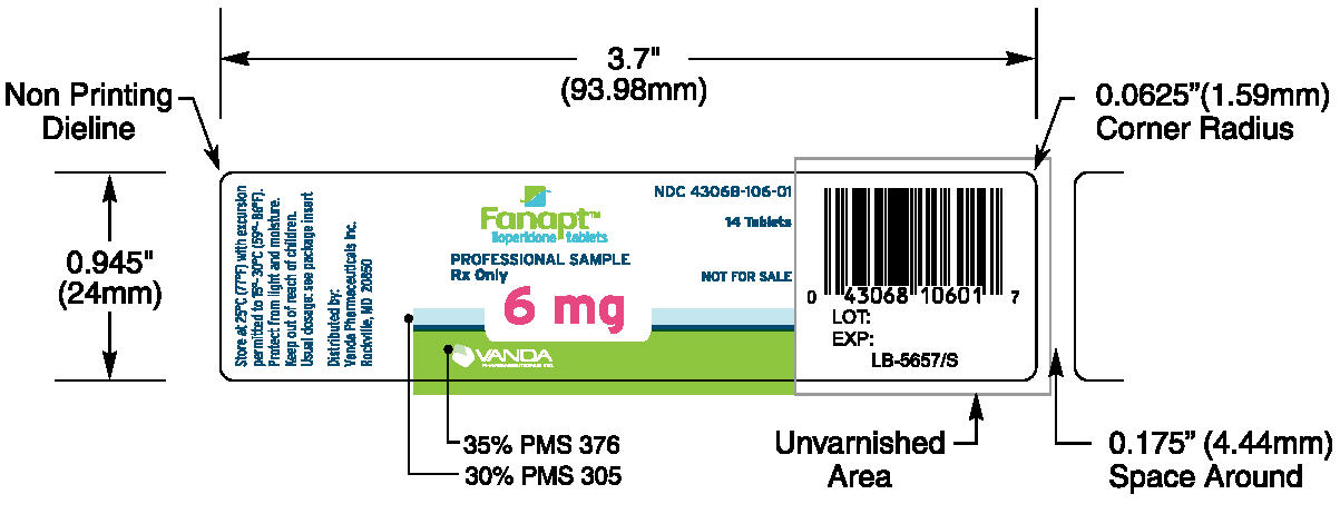 Package Label - Principal Display Panel - 6mg Tablet, Container Labels - 14 Count Sample Bottle