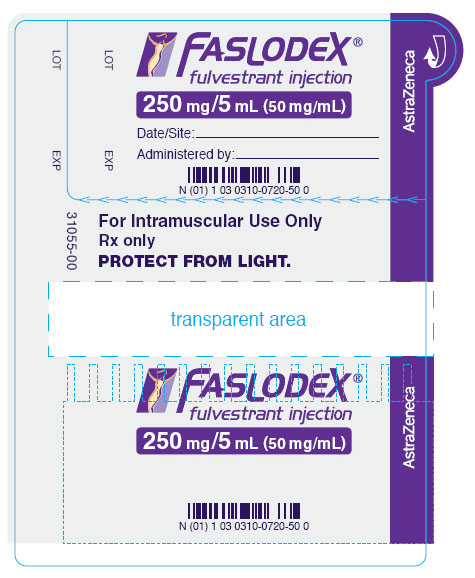 Faslodex 250mg - syringe label