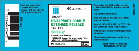 Divalproex Sodium Extended-Release Tablets 500 mg Bottles