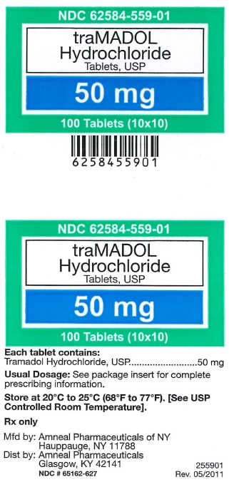 Tramadol HCl 50 mg tablet (10x10)