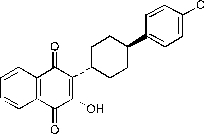 atovaquone chemical structure