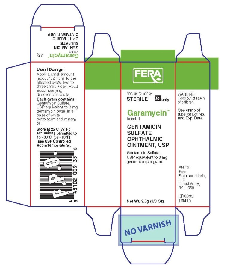 Fera Garamycin Carton Label